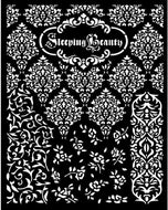 Stencil - Stamperia  Sleeping Beauty KSTD079