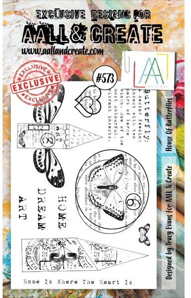 AALL & CREATE STAMP #573 House of Butterflies