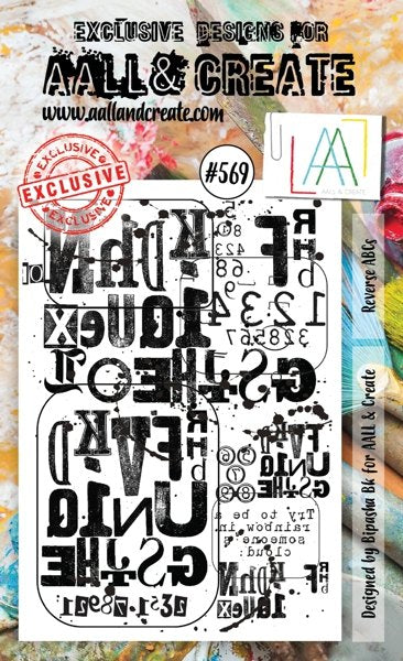 AALL & CREATE STAMP #569 Reverse ABCs