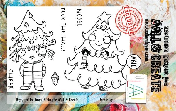 AALL & CREATE STAMP #610 Tree Kids