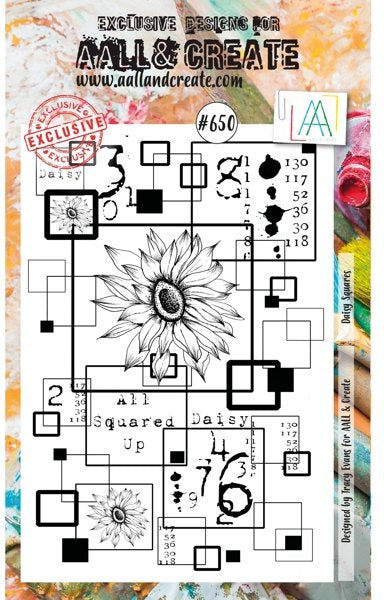 AALL & CREATE STAMP #650 Daisy Squares