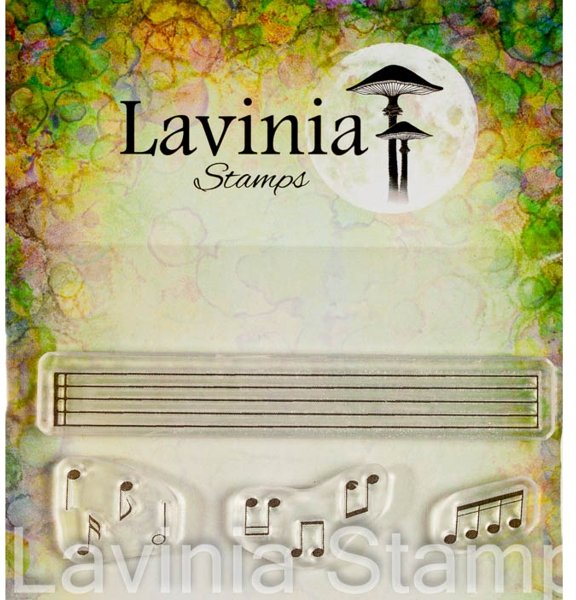 Lavinia Stamps - Musical Notes Small  LAV737