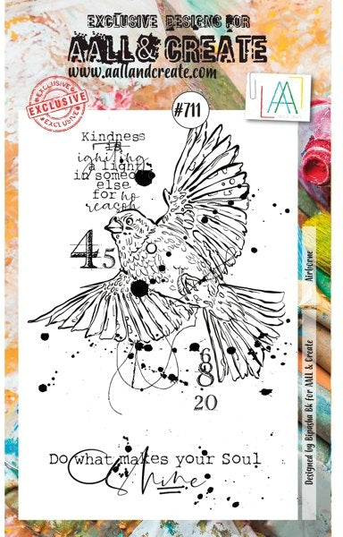 AALL & CREATE STAMP #711 AIRBORNE A6