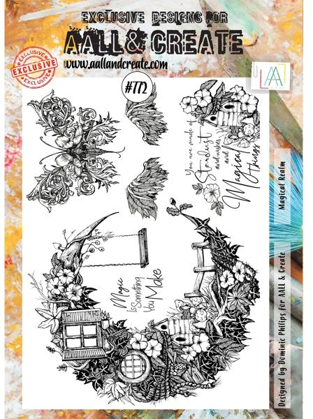 AALL & CREATE STAMP #772 Magical Realm  A4
