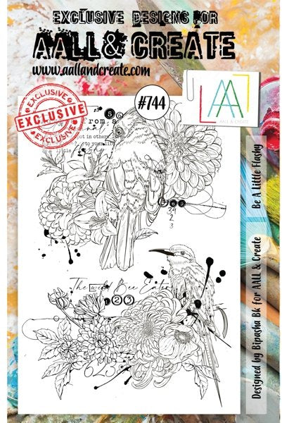 AALL & CREATE STAMP #744 Be a Little Flashy A5