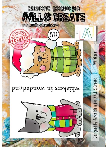 AALL & CREATE STAMP #742 Whiskers