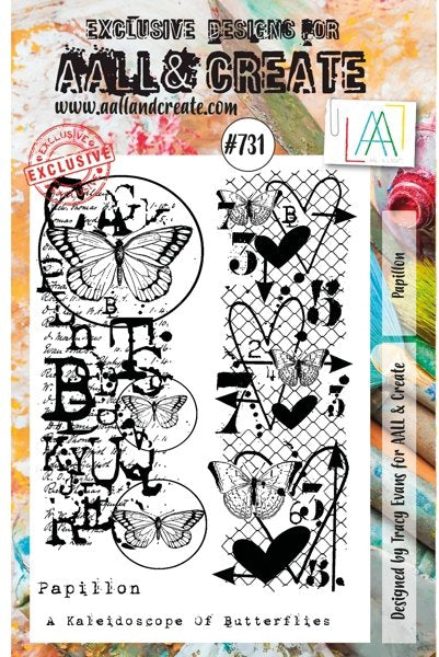 AALL & CREATE STAMP #731 Papillon A5
