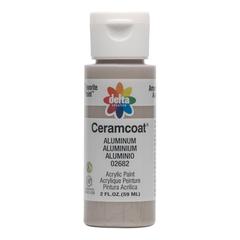 CERAMCOAT Acrylic Paint 59ml 2floz  - Metallic  ALUMINUIM