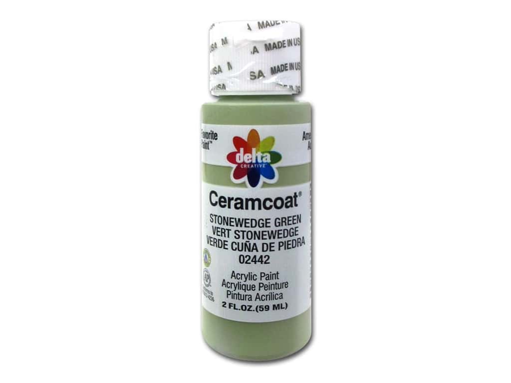 CERAMCOAT Acrylic Paint 59ml 2floz - Stonewedge Green