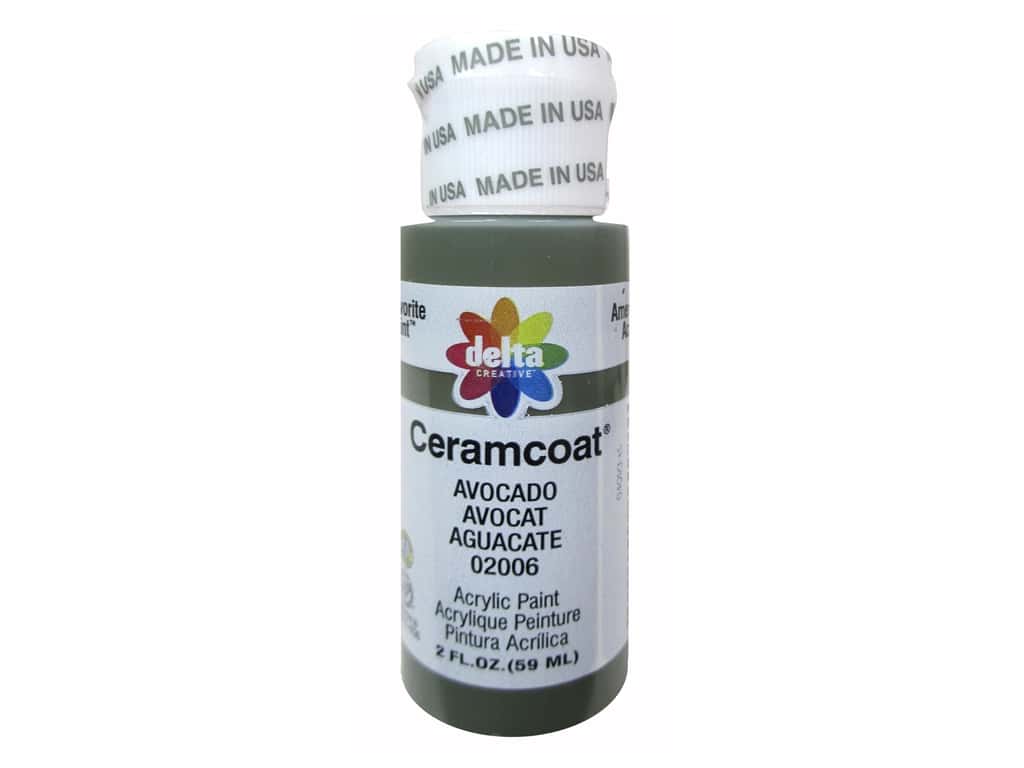 CERAMCOAT Acrylic Paint 59ml 2floz  - Avocado