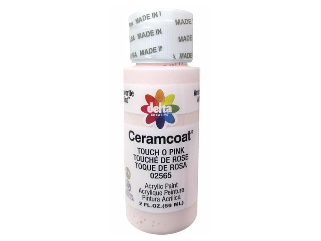 CERAMCOAT Acrylic Paint 59ml 2floz  - Touch O Pink