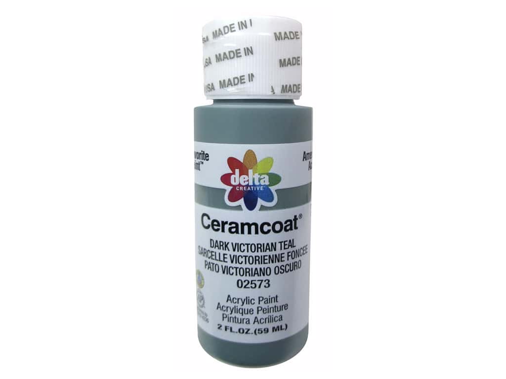 CERAMCOAT Acrylic Paint 59ml 2floz  - Dark Victorian Teal