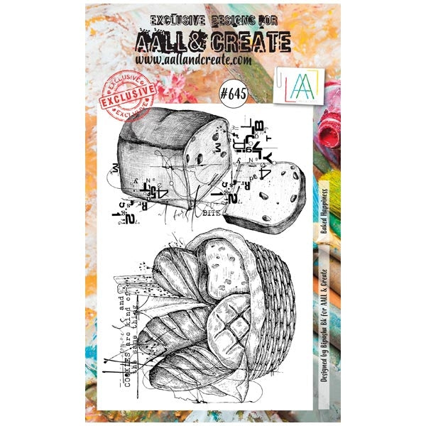 AALL & CREATE STAMP #645 Baked Happiness