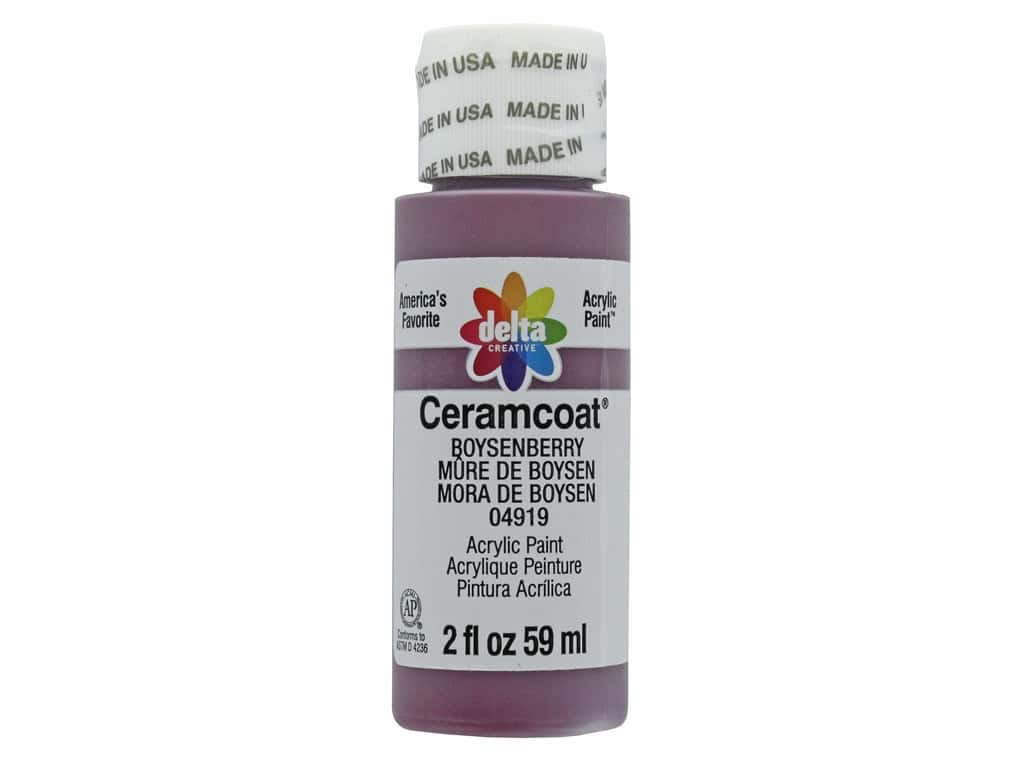 CERAMCOAT Acrylic Paint 59ml 2floz  - Boysenberry