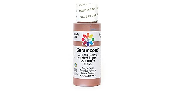 CERAMCOAT Acrylic Paint 59ml 2floz  - Autumn Brown