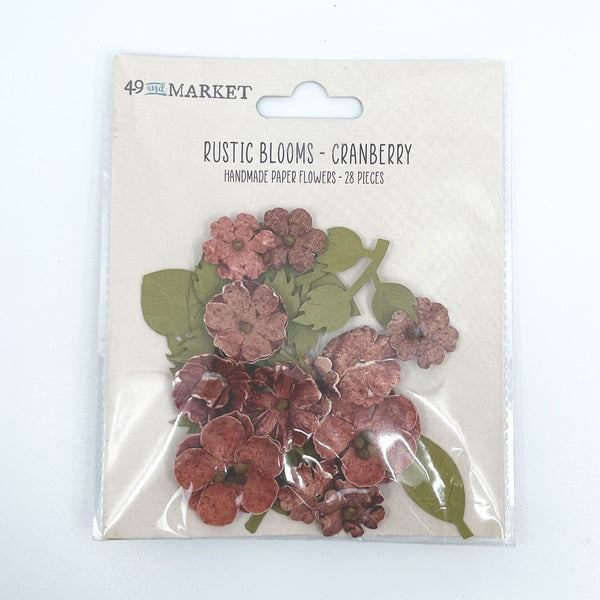 49 & Market  Rustic Blooms - Cranberry