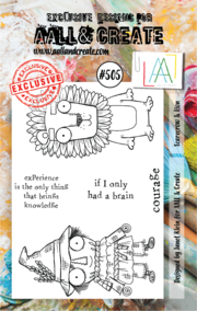 AALL & CREATE STAMP #505 Scarecrow and Lion