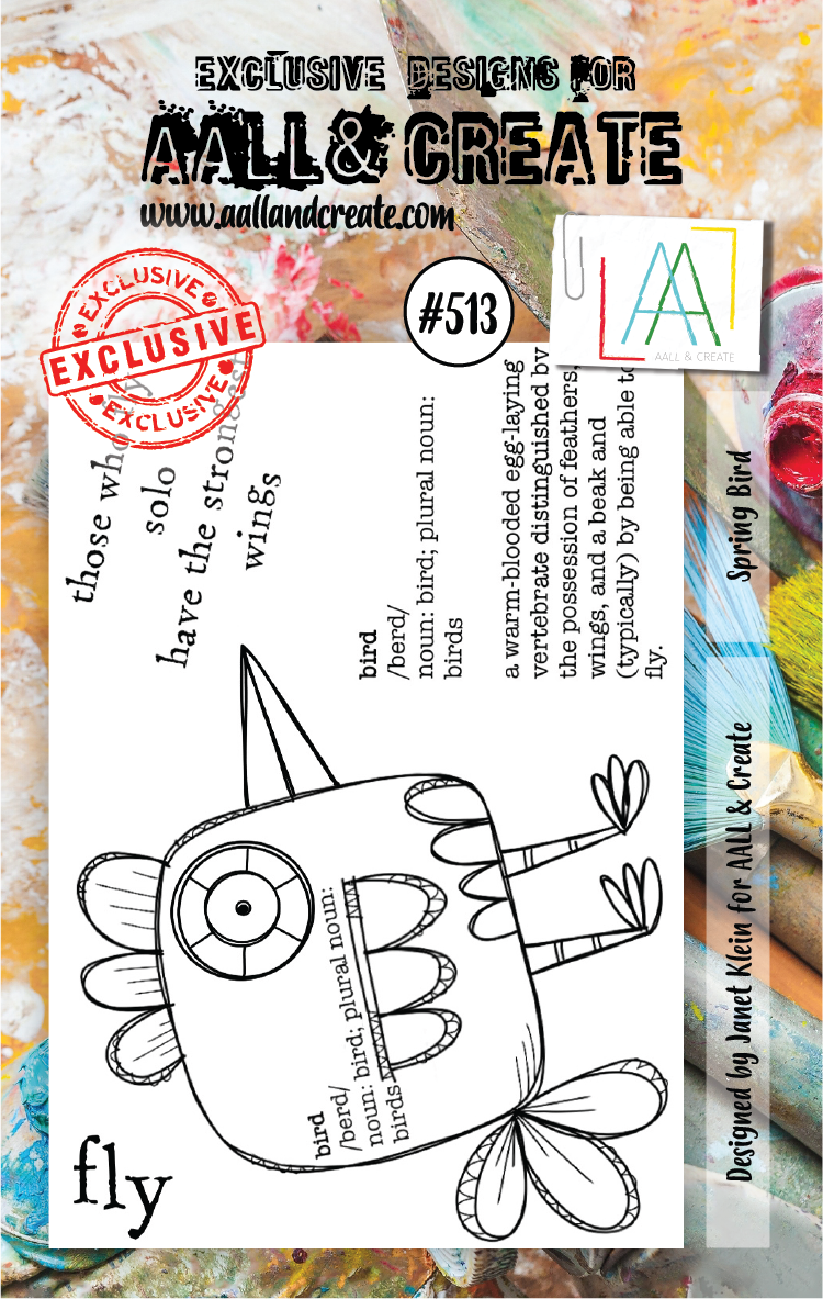 AALL & CREATE STAMP #513 Spring Bird