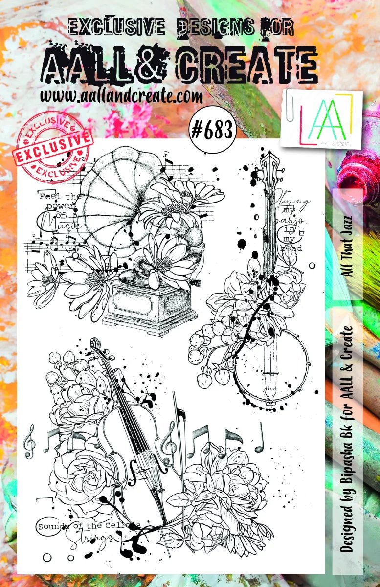 AALL & CREATE STAMP A5 #683 All That Jazz