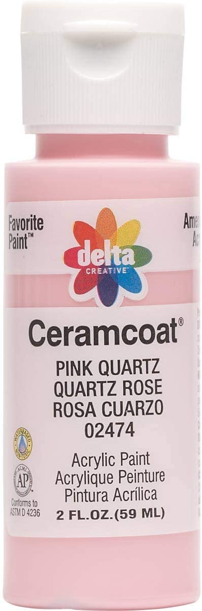 CERAMCOAT Acrylic Paint 59ml 2floz  -  PINK QUARTZ