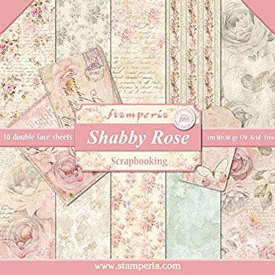 STAMPERIA -Shabby Rose paper pack