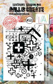 AALL & CREATE STAMP #553  Scripted Plus