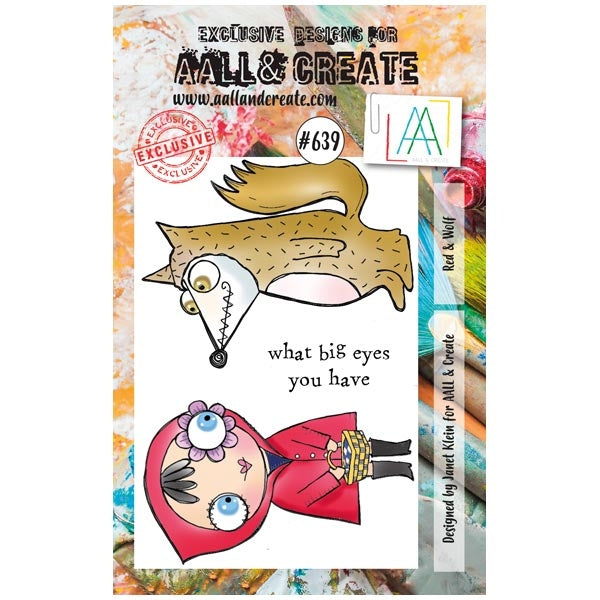 AALL & CREATE STAMP #639 Red & Wolf