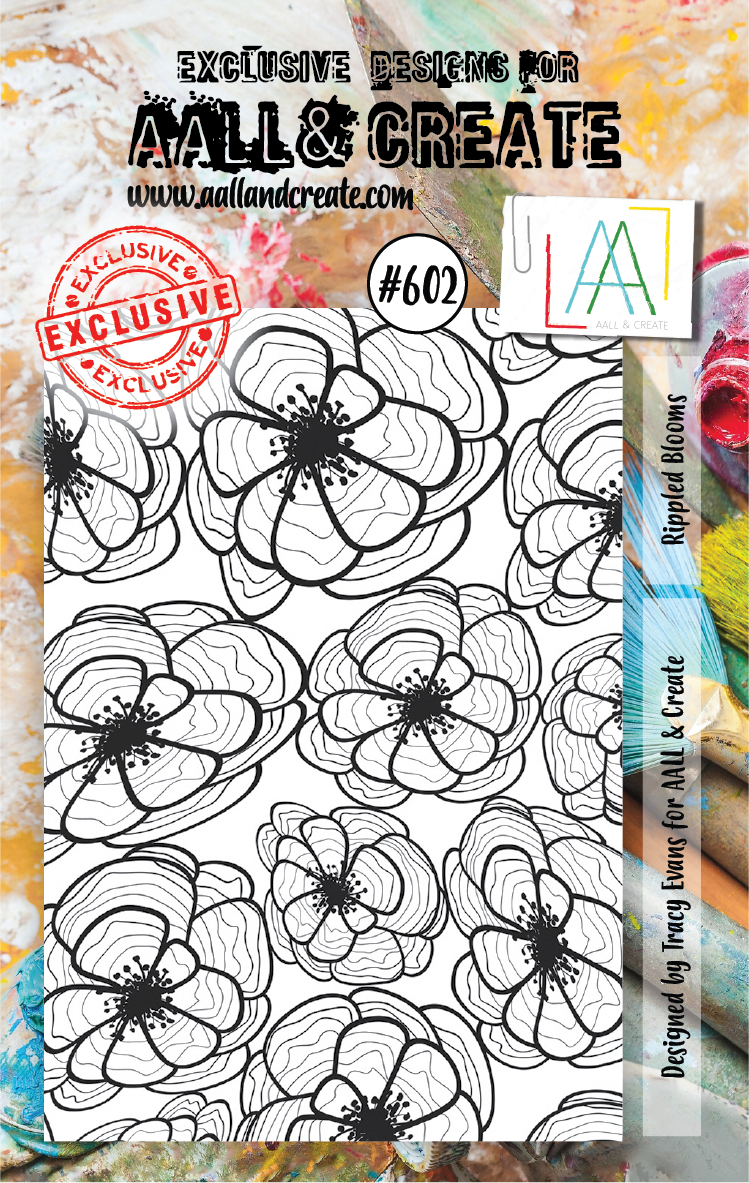AALL & CREATE STAMP #602 Rippled Blooms