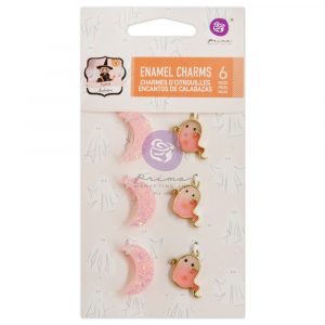 Prima  -  ENAMEL CHARMS 6pc #999117