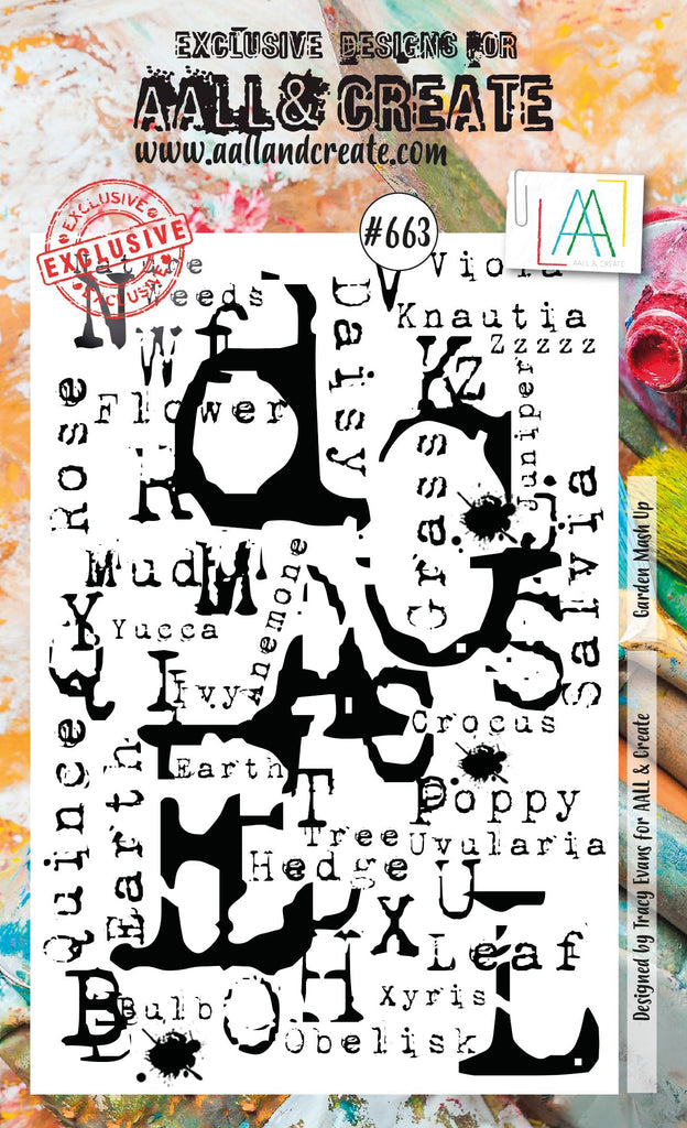 AALL & CREATE STAMP #663 Garden Mashup A6