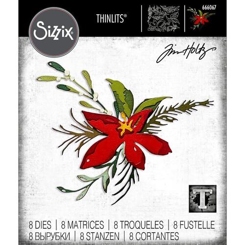 SIZZIX THINLITS Tim Holtz   HOLIDAY BRUSHSTROKES 666067