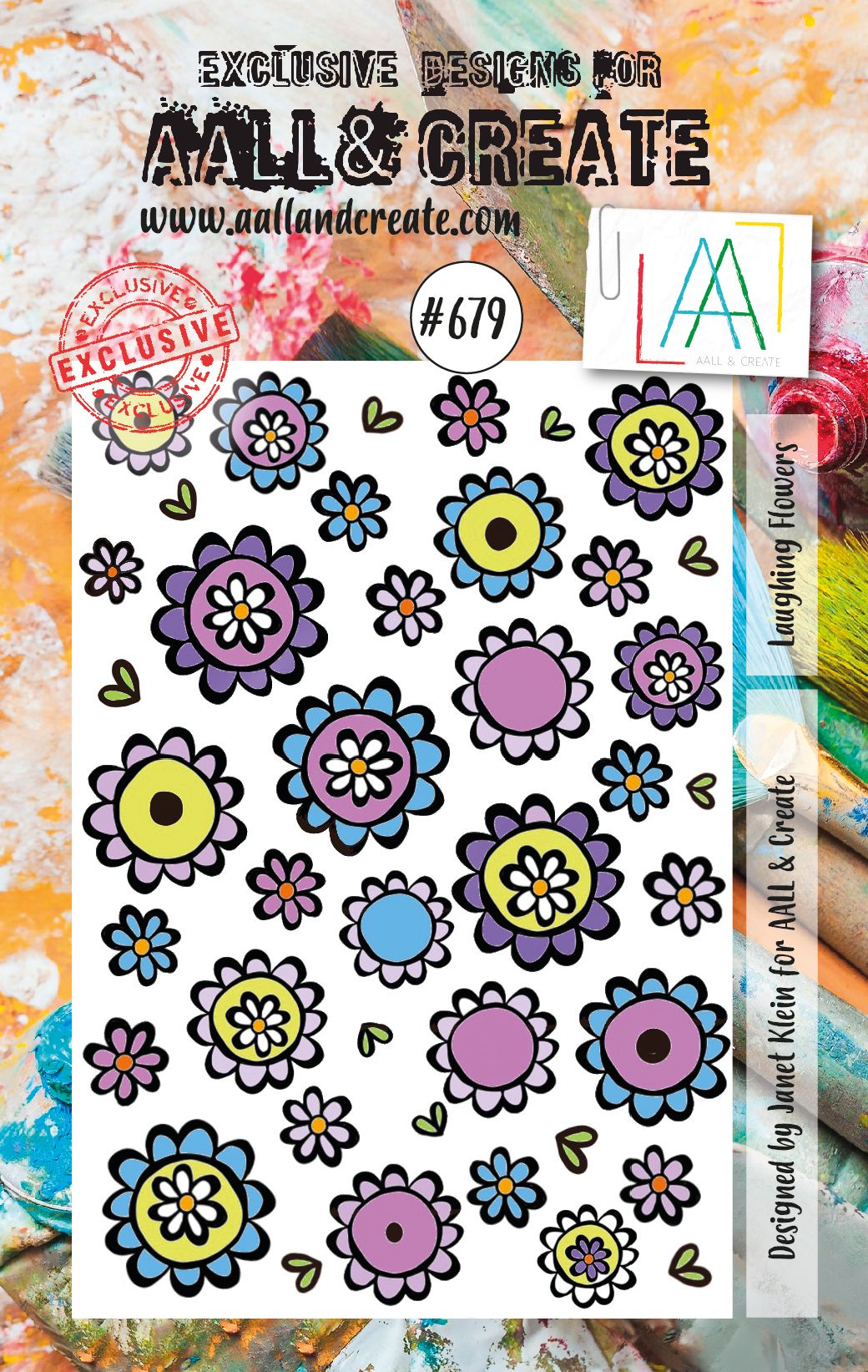 AALL & CREATE STAMP #679 Laughing Flowers