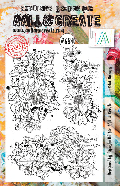 AALL & CREATE STAMP A5 #684 Petal Therapy