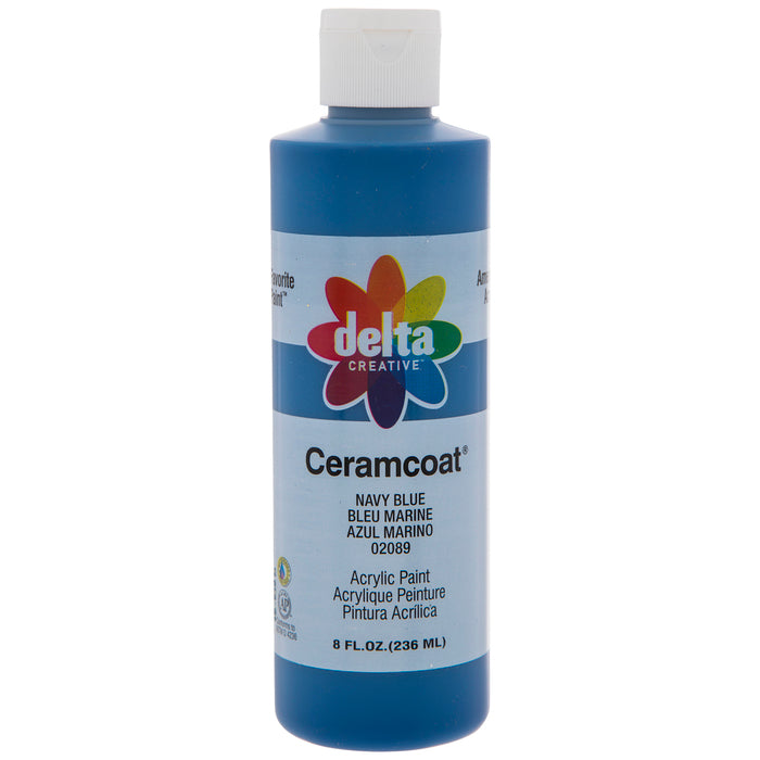 CERAMCOAT Acrylic Paint - Navy Blue 236ml