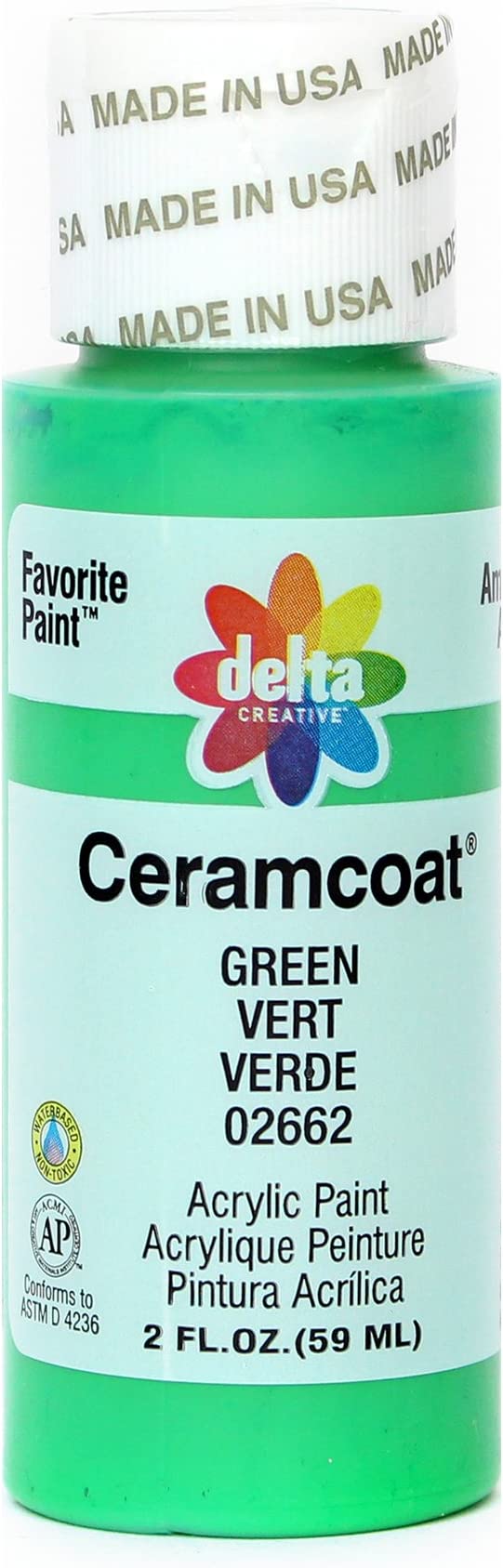 CERAMCOAT Acrylic Paint 59ml 2floz  - GREEN