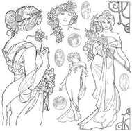 STAMPERIA Decoupage 50 cm x 50cm Rice Paper Napkins DFTM14