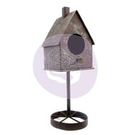 FINNABAIR METAL RUSTY BIRDHOUSE