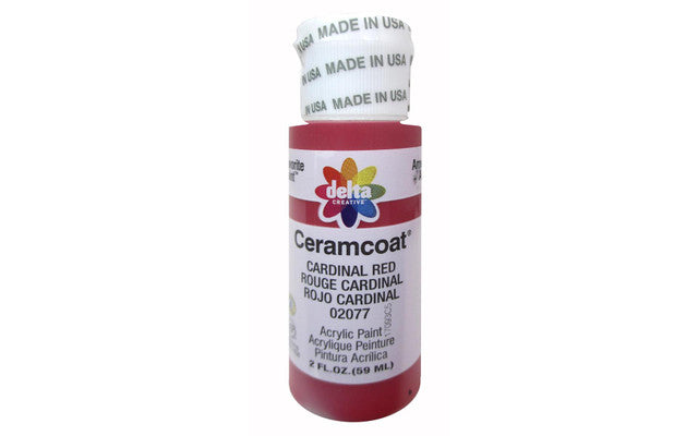 CERAMCOAT Acrylic Paint 59ml 2floz  - CARDINAL RED