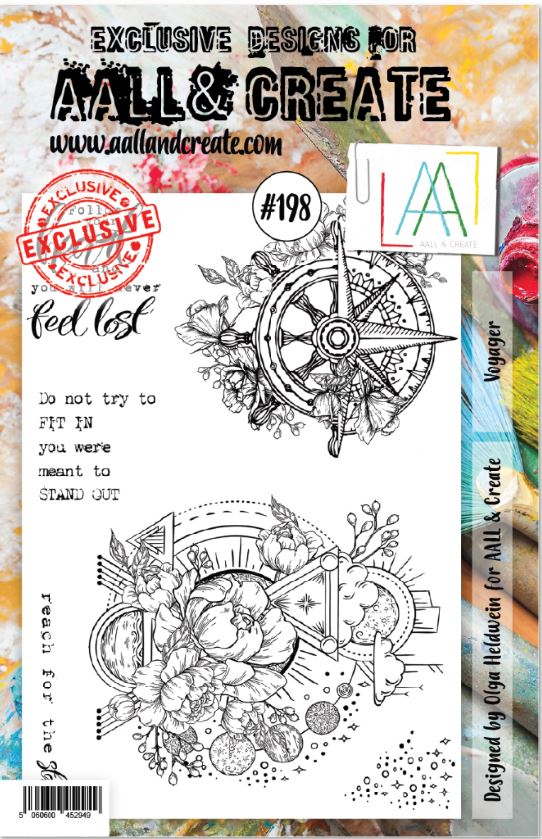 #198 AALL & CREATE STAMP  VOYAGER A5
