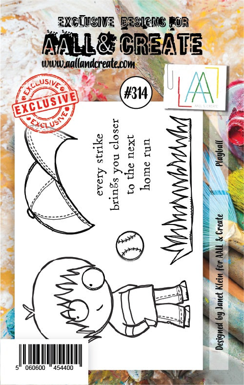 #314 AALL & CREATE STAMP  Playball  A7
