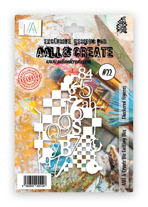AALL & CREATE DIE #22 Checkered Figures