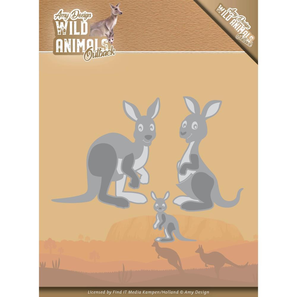 AMY DESIGNS WILD ANIMAL DIE - KANGAROO  10209