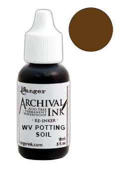 RANGER  Archival Ink Re-Inker. Potting Soil