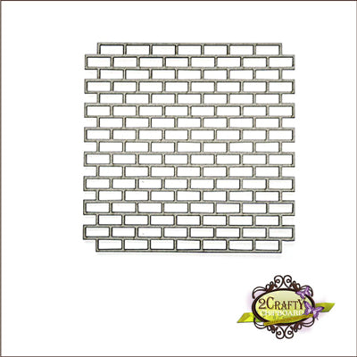 2CRAFTY  Chip Board - Brick Panel 660038