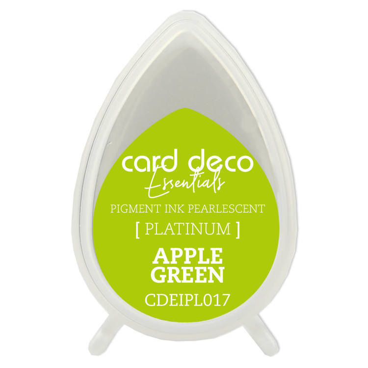 COUTURE CREATIONS CARD DECO Essentials  - Pigment Ink Pearlescent Platinum Apple Green PL017