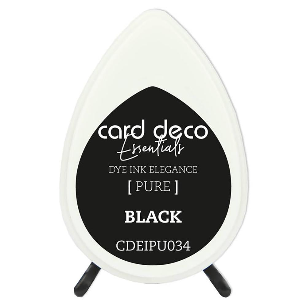 COUTURE CREATIONS CARD DECO Essentials Ink - Dye Ink Elegance Pure Black PU034