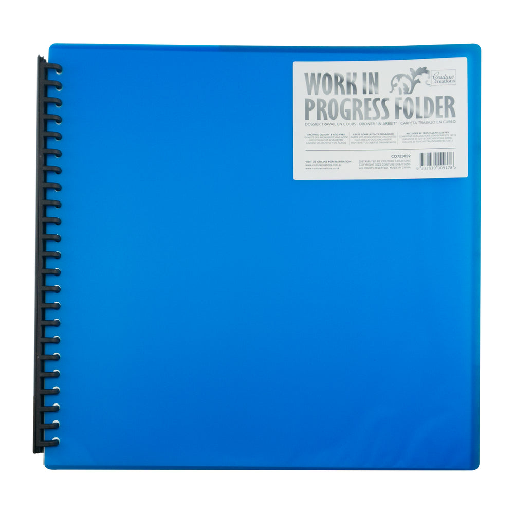 WORK IN PROGRESS FOLDER - Couture Creations CO723059