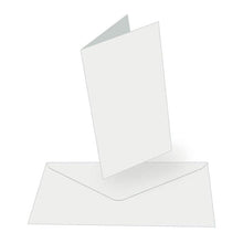 Load image into Gallery viewer, COUTURE CREATIONS - TALL Cards and Envelopes - White 210cm x 105mm  50 sets
