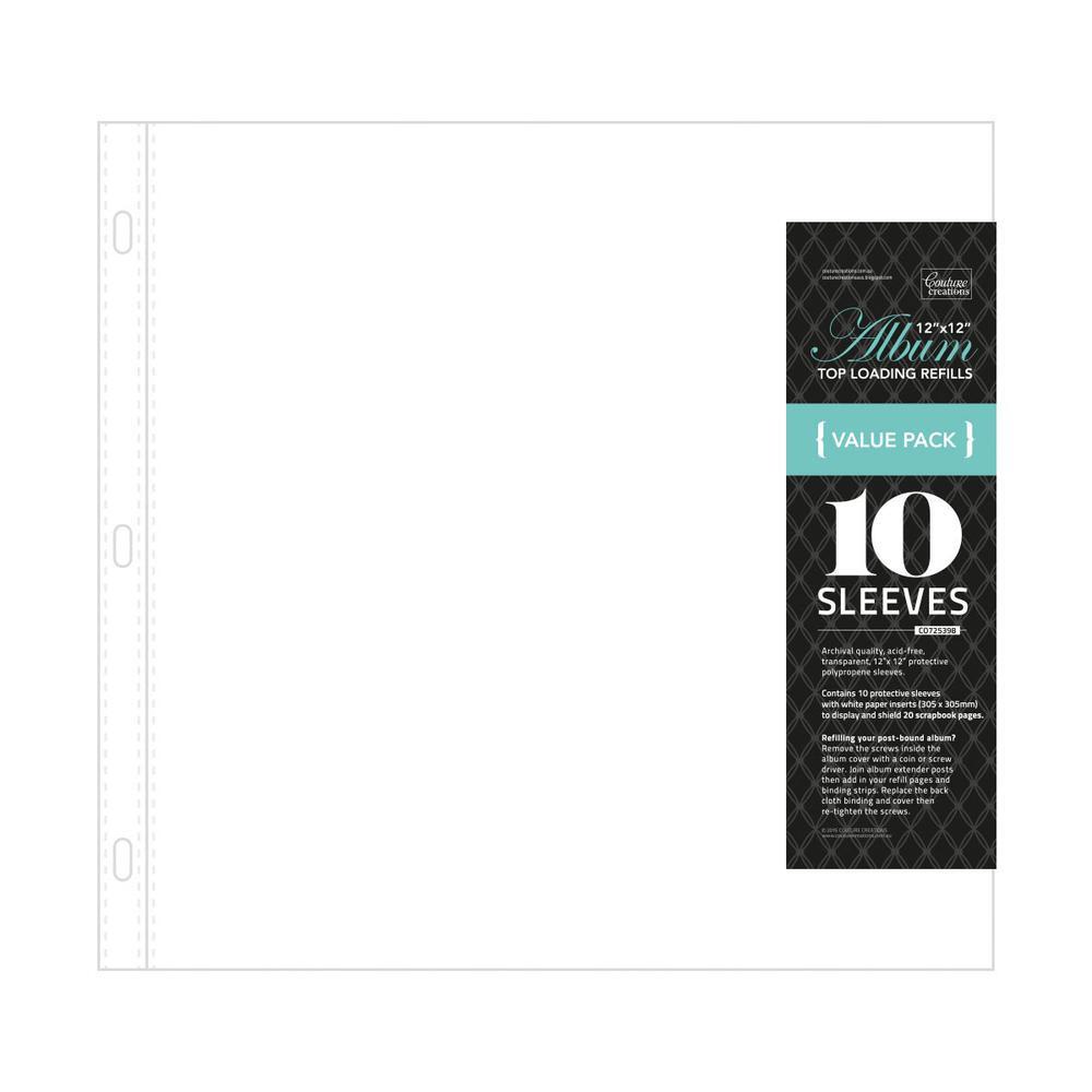 COUTURE CREATIONS Album Refills 10 Sleeves 12