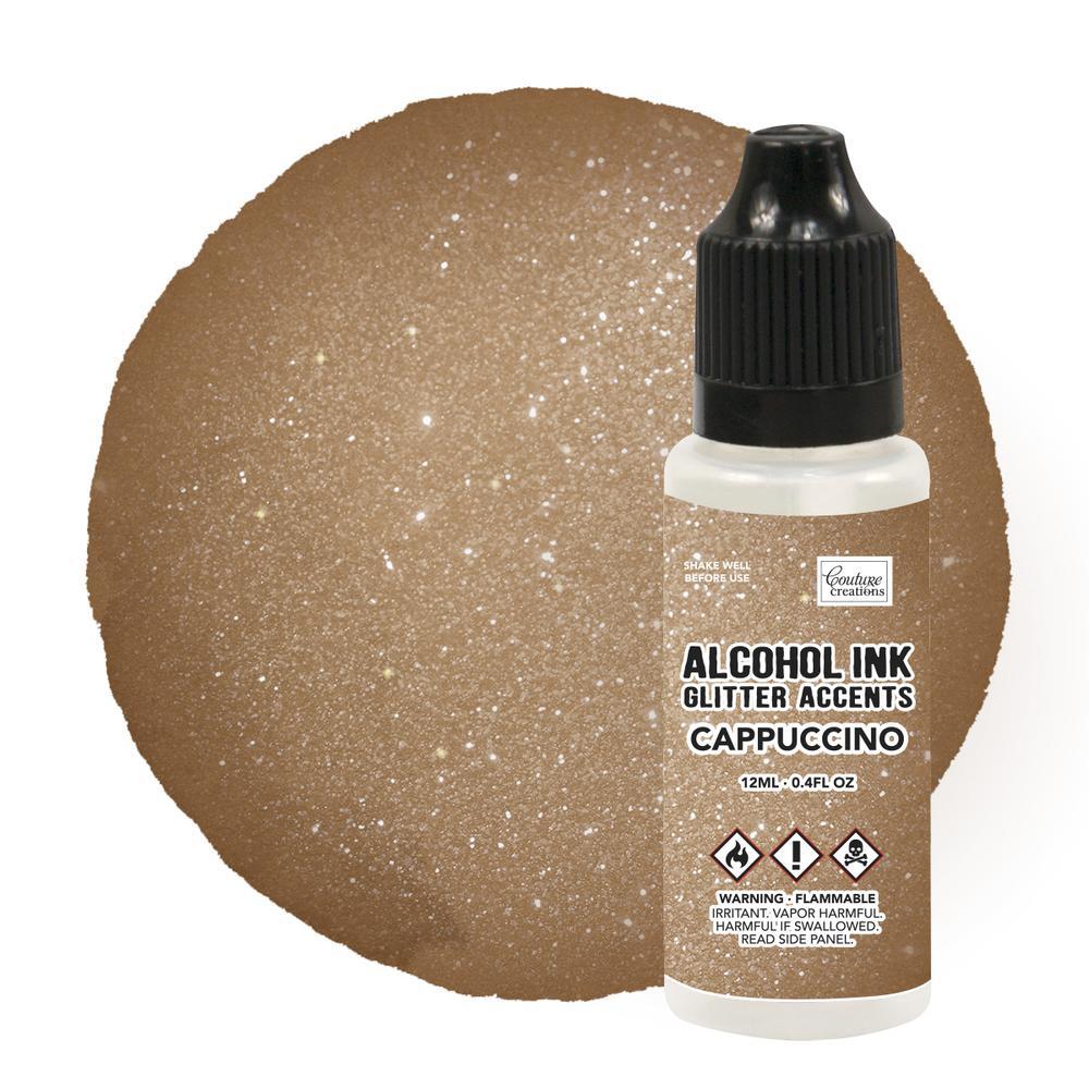 Alcohol Ink  Glitter Accents - Cappuccino - Couture Creations